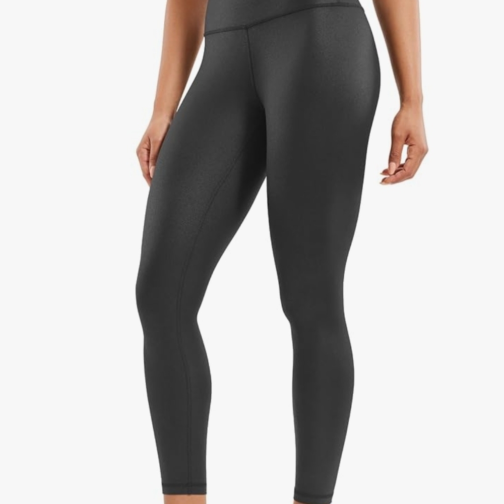 CRZ YOGA Matte Black High-Waist Leggings